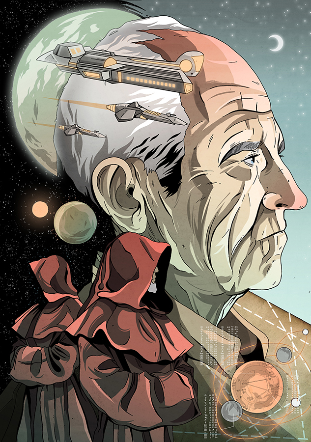 The Foundation Trilogy Wells Illustration